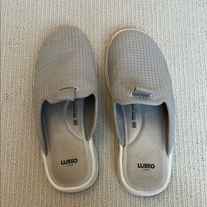 Lusso Gray Slip-On Shoes
